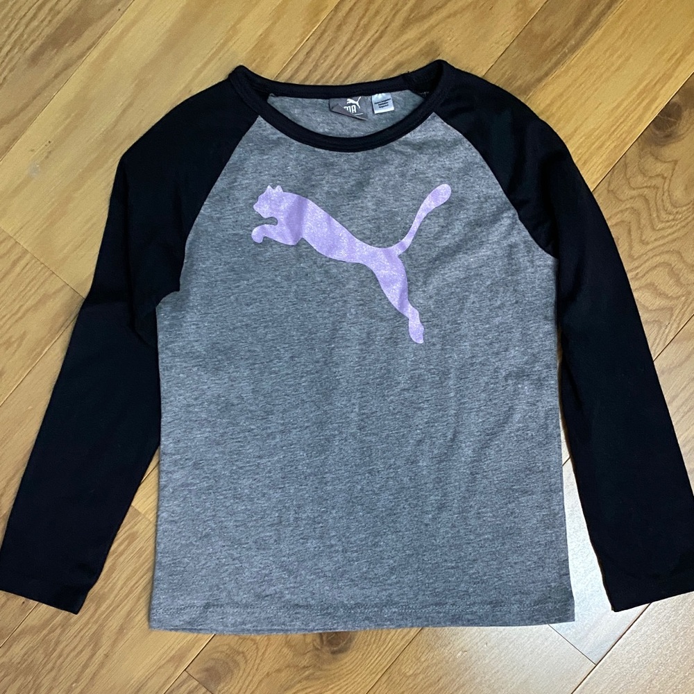 Puma Black and Gray Raglan Set - Picture 2 of 8